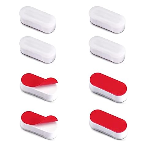 Lonage Bidet Toilet Seat Bumper for Bidet with Strong Adhesive, Toilet Seat Bumper Replacement Kit, Toilet Seat Sticking Buffer Attachment for Use with Bidets - 8 PCS Cover