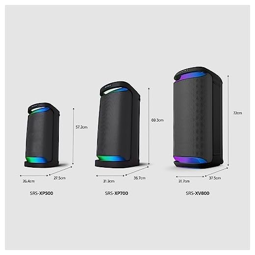Sony SRS-XV800 tragbarer Bluetooth Lautsprecher