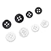 Dritz, Assorted, 9 & 11mm, 20 pcs Shirt Buttons, Count