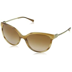 Michael Kors ABI MK2052 Sunglasses 329113-55 – Blonde Horn Frame, Brown Gradient MK2052-329113-55
