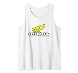 Honda Yellow Wing Logo Tank Top