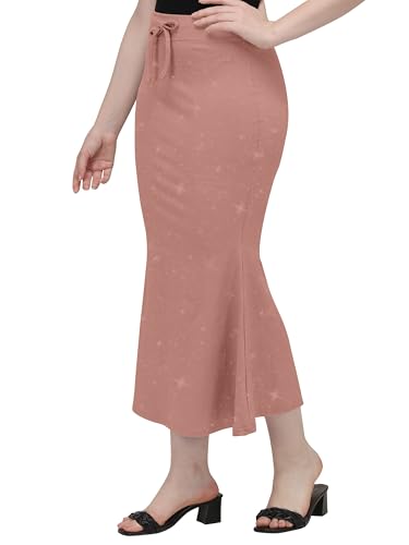 Mehrang Shimmer Saree Shapewear Petticoat for Women, Cotton Blended,Petticoat,Skirts for Women,Shape Wear Dress for Saree