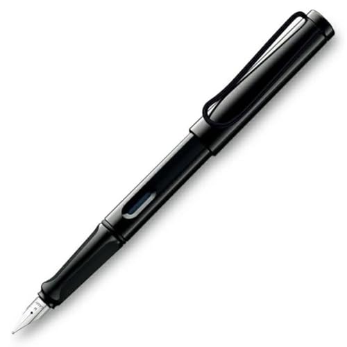 Amazon | LAMY ラミー 万年筆 EF 極細字 サファリ ブラック ブラック