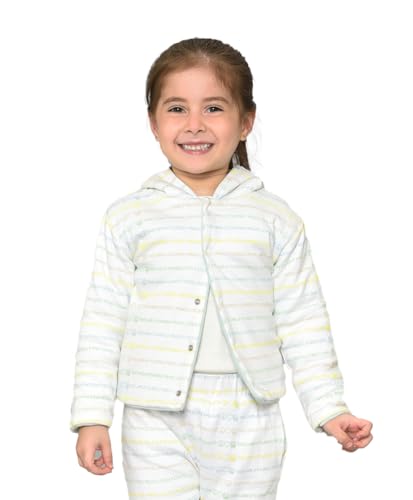 Image of Mi Arcus Purple Baby Puffer Jacket with Stand Collar for Girls Kids Infants Toddlers