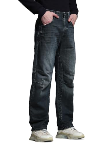Image of Jack & Jones Men's Loose Fit Jeans | High Rise | Jeans for Men