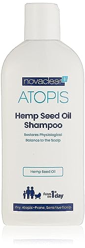 Shampooing à l'huile de graines de chanvre ATOPIS flacon pour cheveux secs