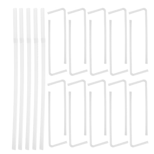 Alipis 30 Piezas Popotes Plásticos Flexibles Desechables miniatura 1