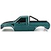 SCX24 Body, 1/24 Pickup Hard Body Shell with Bed Rack, RC Truck Body for Axial SCX24 C10 Bronco Wrangler Base Camp 4Runner, Scale RC Crawler Accessories (Green)