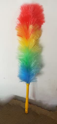 Jasvant Emperor 2 Feets Long Static Feather Duster Brush for Household Office Car Cleaning Use & Multipurpose