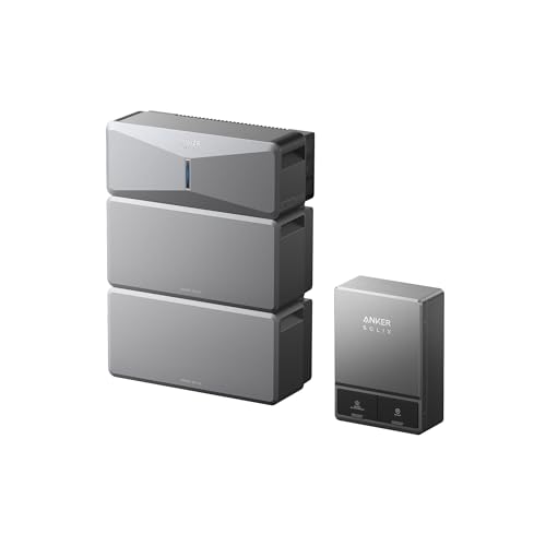 Anker SOLIX E10, Smart Inlet Box and Extra Battery, 12kWh Expandable to 90kWh, 10kW Turbo Output, Manual Backup, Reduce Bills, NEMA 4 & 3R, Up to 12-Month 0% APR