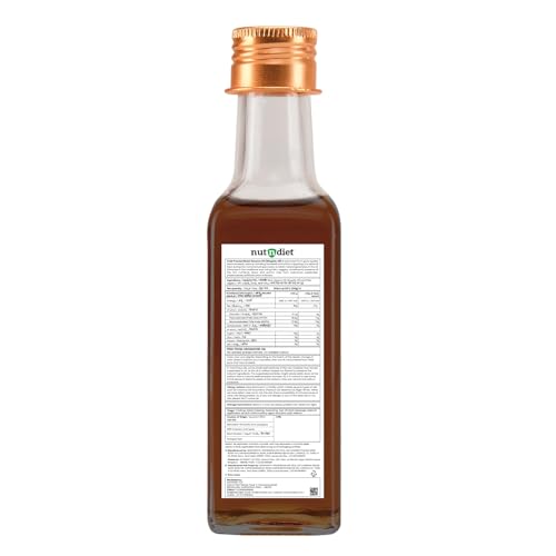 Image of nutndiet Cold Pressed Black Sesame Oil (Gingelly Oil) 100ml Glass Bottle | Pure & Natural | Ideal for Cooking, Hair Skin Care & Massage | Nutrient-Rich & Unrefined