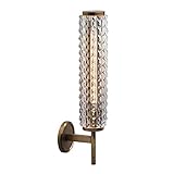 Aplique de pared cableado: cableado (se requiere instalación); incluye todo el hardware de montaje para una instalación rápida y fácil. E14, máximo 40 vatios (la bombilla no está incluida), compatible con varias bombillas: LED, lámparas de bajo consumo, incandescentes.