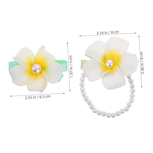 Cheveux fleurs pour femmes avec pinces et toppers hibiscus