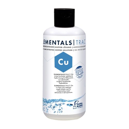 Fauna Marin Elementals Trace Cu 250ml Hochkonzentrierte Kupfer-Lösung...
