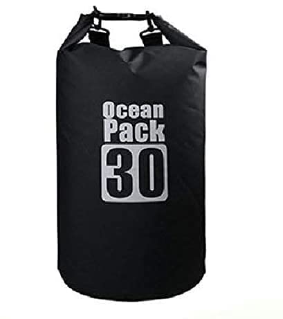 Grofilo Beach Bags Swimming Necessity PVC Waterproof Dry For Many Size Available In 2L/3L/5L/10L/30L for Boating, Kayaking, Heavey-Duty PVC Waterproof Ocean Pack Dry Bag (30 Liter)