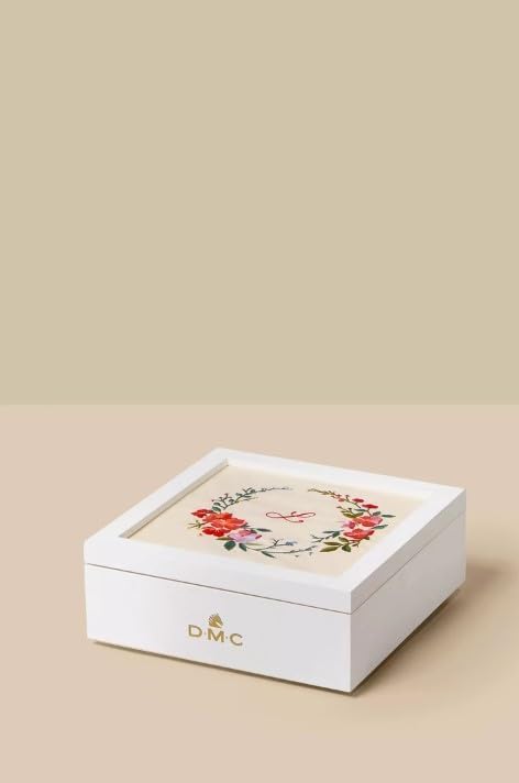 Caja de almacenamiento modular DMC de alta resistencia con 70 hilos de bordado de algodón 4
