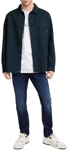 G-STAR Raw - Mens 3301 Slim Jeans, Color Dk Aged, Size: 35W x 34L3