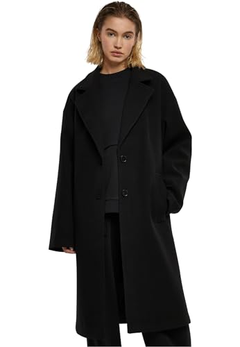 Urban Classics Ladies oversized long coat Donna Cappotti nero L