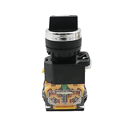 Commutateur rotatif 22 mm à longue poignée noire structure renforcée 400V