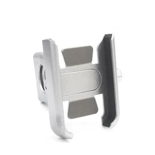 Motorrad-Lenkerspiegel Handyhalter Ständer GPS-Navigationshalterung Für Voge 200AC 300AC 300R 500DS 500R 650DS ER10(Silber,Handlebar)