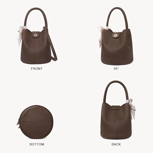 Image of BOSTANTEN Small Crossbody Bags for Women Vegan Leather Purse Bucket bag