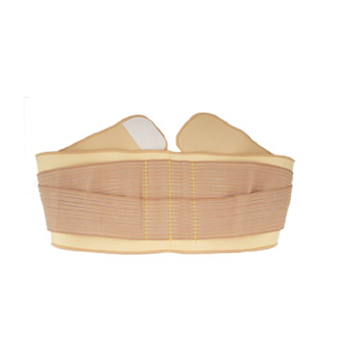 Faja lumbar deportiva ajustable neopreno amarillo miniatura 1