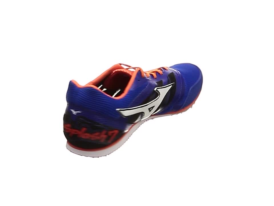 Amazon | [ミズノ] 陸上スパイク ジオスプラッシュ 7 ブルー×ホワイト