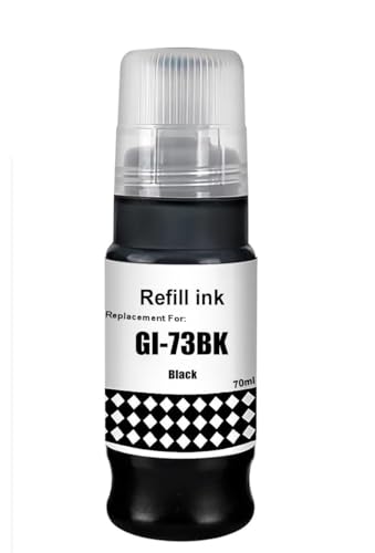 Image of GI-73 Ink Bottle Compatible for Canon Pixma G570, G670, G550, G650, G620 Printers (GI-73 Black Ink 1 Pcs)