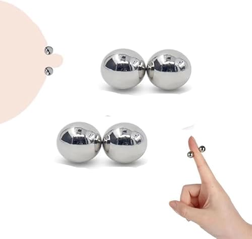 Non Piercing Magnetic Breast Beads Nipple Clitoris Labia Clamps Clips Penis Cock Ring Ball Lock Stretcher Scrotum Bondage Sex Toys Female Male (2 Pairs)