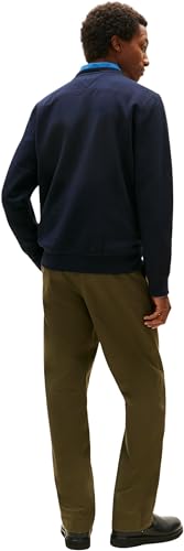 Tommy Hilfiger Sweat Homme Essential Fleece Crew Neck Regular Fit, Bleu (Desert Sky), XL