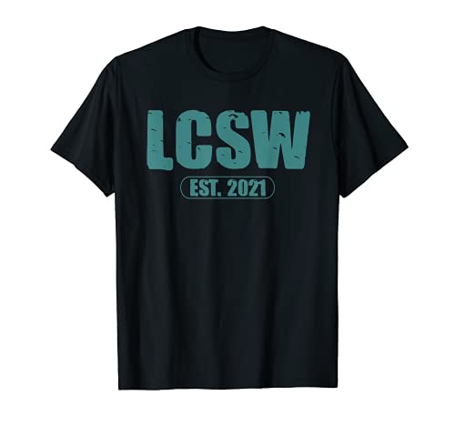 Regalo clínico del trabajador social con licencia para los nuevos hombres LCSW mujeres Camiseta