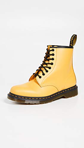 Image of Dr. Martens 1460 Smooth Leather 8 Eye Boot Yellow 12 Women /11 Men