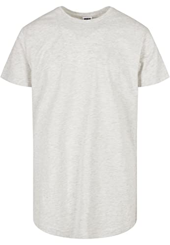 Urban Classics Shaped Long tee Camiseta, Gris Claro, M para Hombre