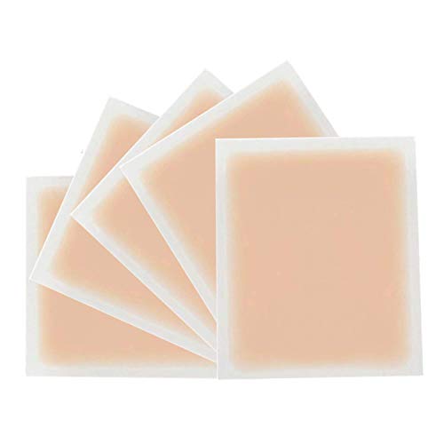 5 Pack Saberl Tattoo & Flaw Concealing Tape,Scars Flaw Cover UP Tape Stickers,Tattoo Covers and Skin Shields Cover Up Tape,Flesh-Colored Waterproof Free to Cut Smudge Any Part(Natural)