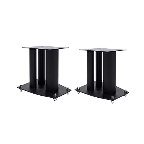 BTZHY Speaker Stands,2pcs Bookshelf For Surround Sound And Book Shelf Speakers, Comes With Silver-plated Copper Feet