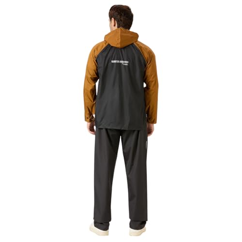 Image of ZEEL Water Fighter Rain Coat for Men with Adjustable Hood, Polyester Waterproof Full Sleeves Top and Bottom Set Rainwear, Front Zip with Snap Button Flap, EWF87 EWF94 EWF79 EWF74 Parent