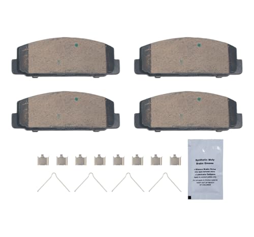 Image of HUSCH D332 Rear Ceramic Brake Pads Kit Fit For Mazda 6 2003-2005, For RX-7 1984-1988, 1991, 1993-1995