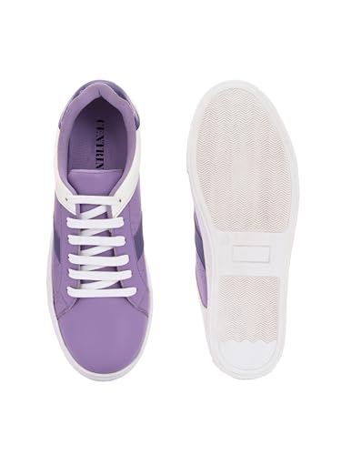 Image of Centrino Women's Casual Shoes | Colorblock Sneakers with Ultra Soft Cushion Lace-Up Shoes All-Day Comfort | Trendy & Lightweight Design | Low Top Flat Sole (7604)