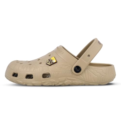 Image of WALKAROO Mens Clogs with Soft Sole, Backstrap, Ventilated and Lightweight - WC8801