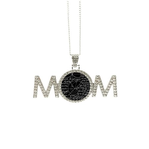 Collier formulas science calcul bijoux anniversaire maman et nana taille M