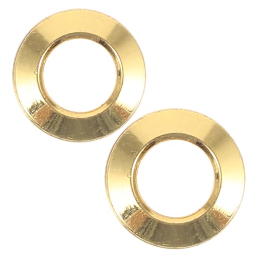 ifundom Guitar Pickup Socket Acoustic Guitar End Pin Button Silver Strap Buttons Adapter