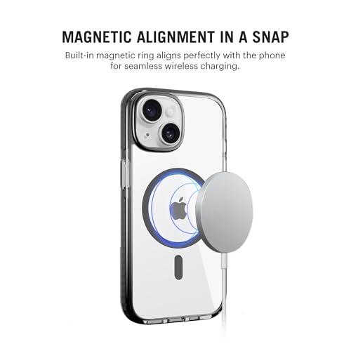 Image of DailyObjects Stride 3.0 Clear Magnetic Protective Case Cover Compatible with iPhone 13 |Magsafe|Camera & Body Protection|Anti Shock,Scratch Resistant|Precise Cutouts Design|Wireless Charging-Clear