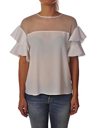 Pinko Blusa Maniche Corte Trasparente sottomultiplo tg 40