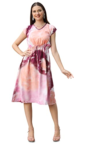 Image of Leriya Fashion Women's Fit and Flare Knee Length Dresses ||Western Dress