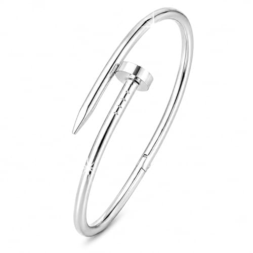 Image of Okos Gold Plated Fashion Jewellery Stainless Steel Anti Tarnish Cuff Band Style Bangle Bracelet with White CZ Stones For Girls and Women CO0025