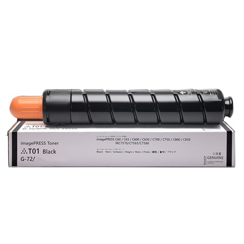 TLCGQF Cartucho De Copiadora De Alta Capacidad NPG72, Tóner Compatible Canon Imagerunner ADVANCE C7565i C7570i C7580i C7765i C7780 C7580, Suministros De Oficina De 4 Colores,Negro