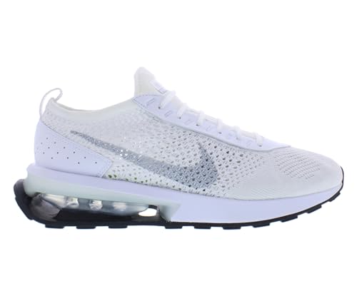 Nike Air Max Flyknit Racer Mens Shoes Size 11, Color: White/Black-White