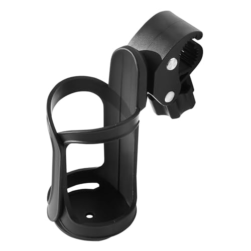 XIOUMAAN Fits Wheelchair Rollator Bike Stroller 360° Beverage Cup Holder ABS Plastic L 5-3/8 (in * W 2-5/8 (in)-Size Black Cb-038-Model BIK10765 UFWWRBS3BCH