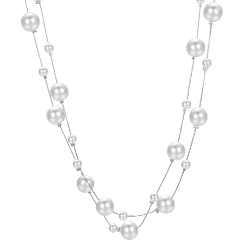 Extra Long Pearl Necklace 68