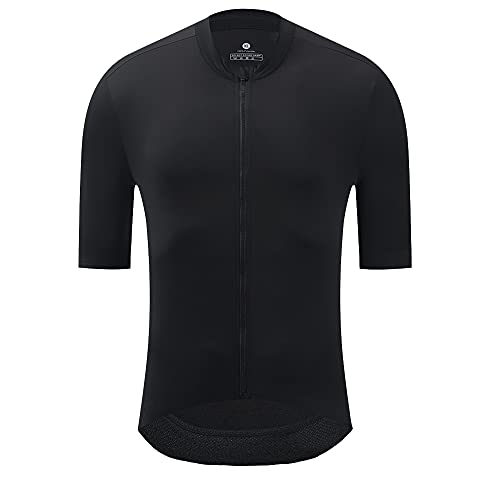 Cycling Jersey Men Aero Race Fit, Road Bike Jersey Short Sleeved,Moisture Wicking, Breathable,Zip...